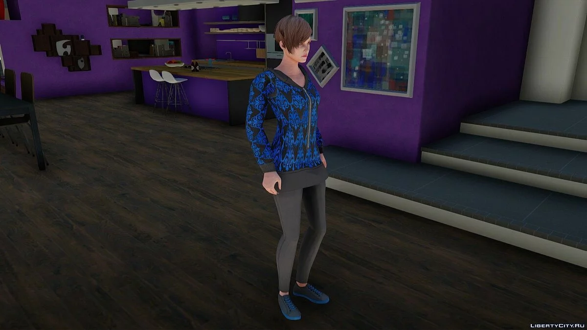 Moira Burton im Kapuzenpullover / GTA San Andreas