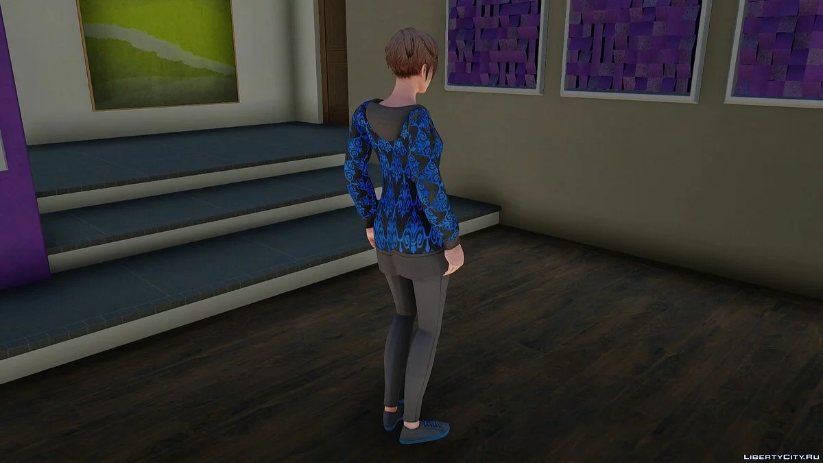 Moira Burton im Kapuzenpullover / GTA San Andreas