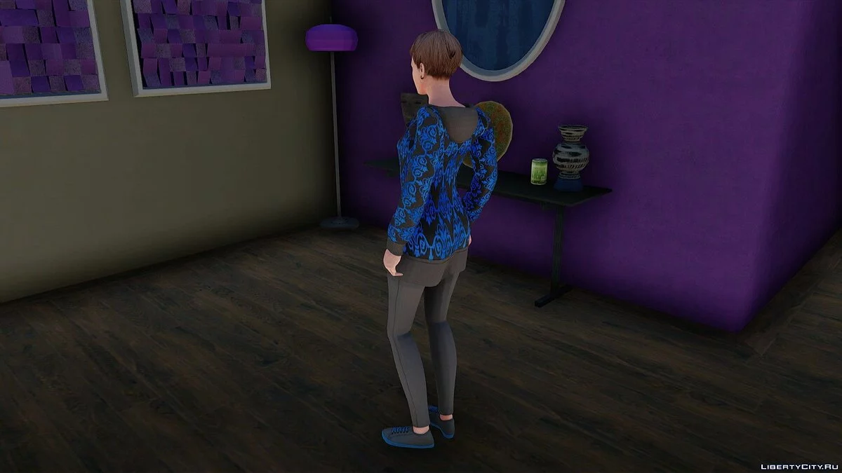 Moira Burton im Kapuzenpullover / GTA San Andreas