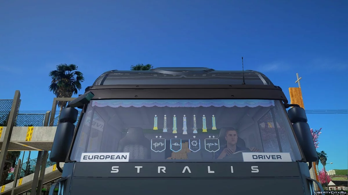 Hombre del juego Euro Truck Simulator / GTA San Andreas