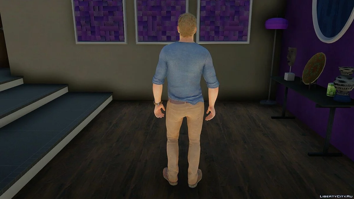 Nathan Drake aus Uncharted 4: A Thief's End / GTA San Andreas