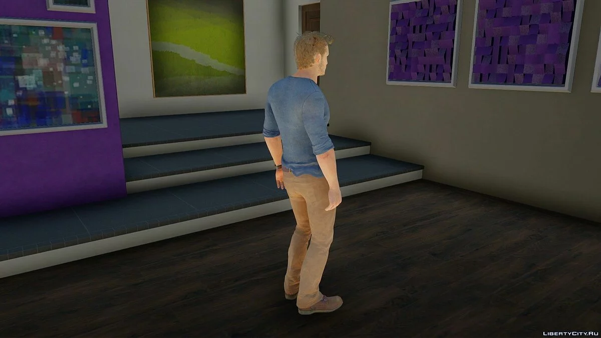 Nathan Drake aus Uncharted 4: A Thief's End / GTA San Andreas