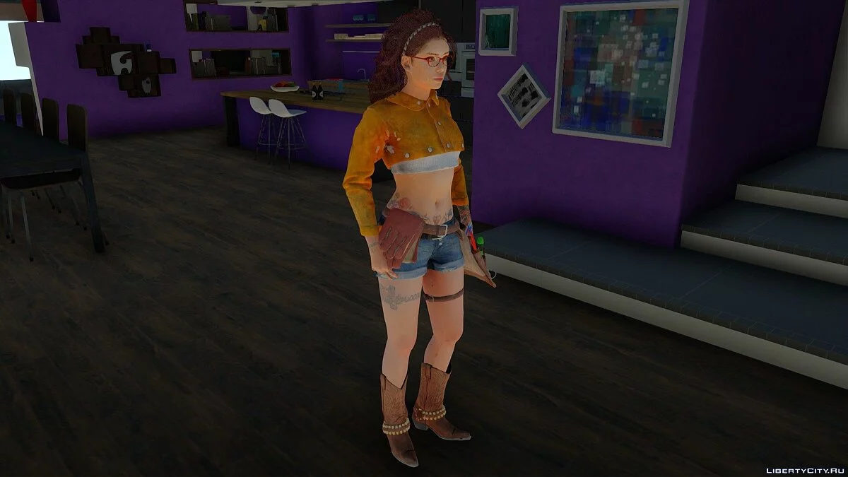 Nico from Devil May Cry 5 / GTA San Andreas