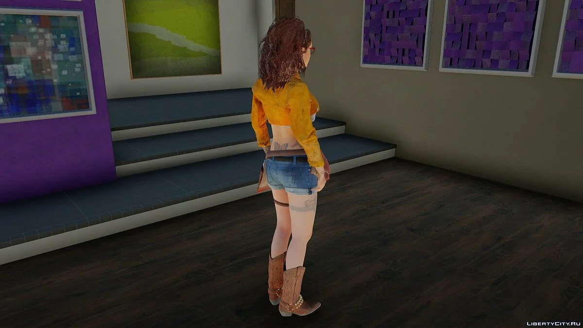 Nico from Devil May Cry 5 / GTA San Andreas