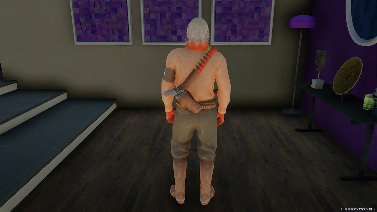 Ocelot from Metal Gear Solid V: The Phantom Pain / GTA San Andreas