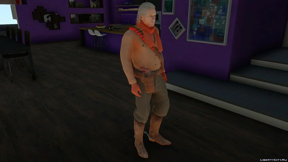 Ocelot from Metal Gear Solid V: The Phantom Pain / GTA San Andreas