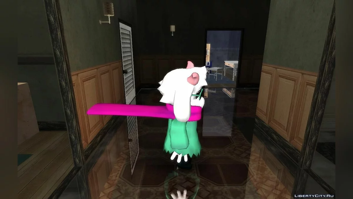 Ralsei dari permainan Deltarune / GTA San Andreas