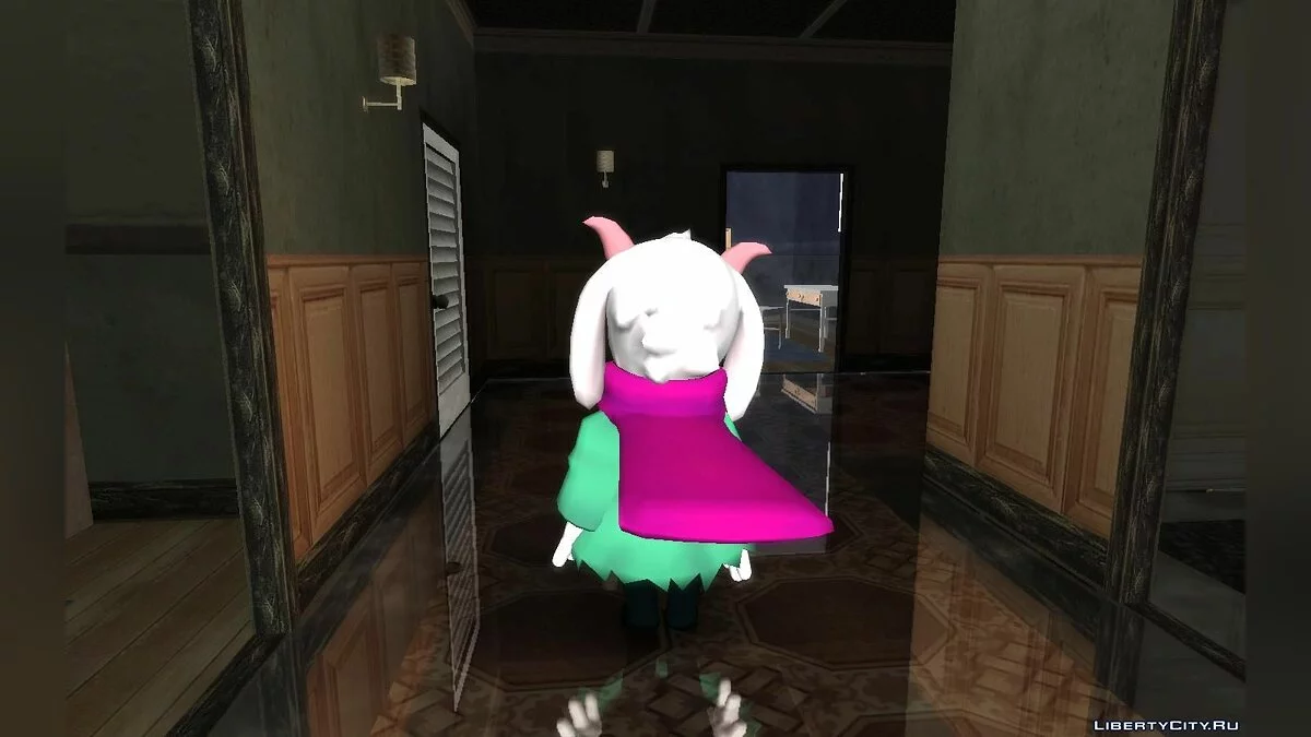 Ralsei dari permainan Deltarune / GTA San Andreas