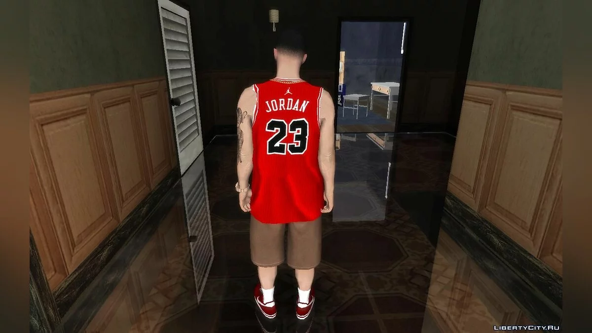 Випадковий скин з GTA Online #14 (Форма MJ 23 з Chicago Bulls) / GTA San Andreas