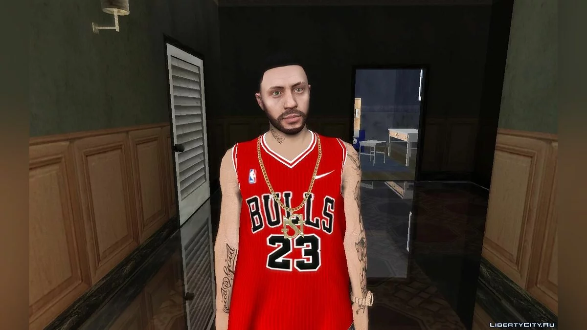 Випадковий скин з GTA Online #14 (Форма MJ 23 з Chicago Bulls) / GTA San Andreas