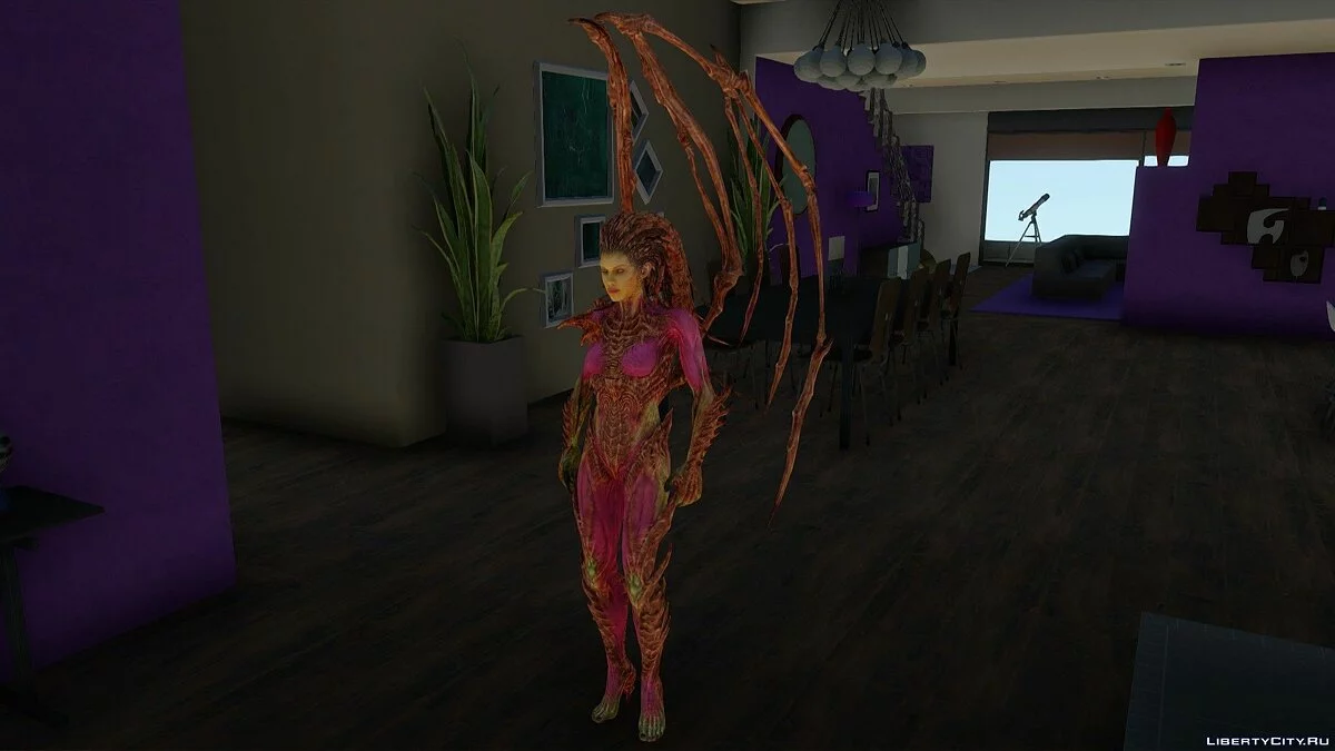 Sarah Kerrigan from StarCraft 2 / GTA San Andreas
