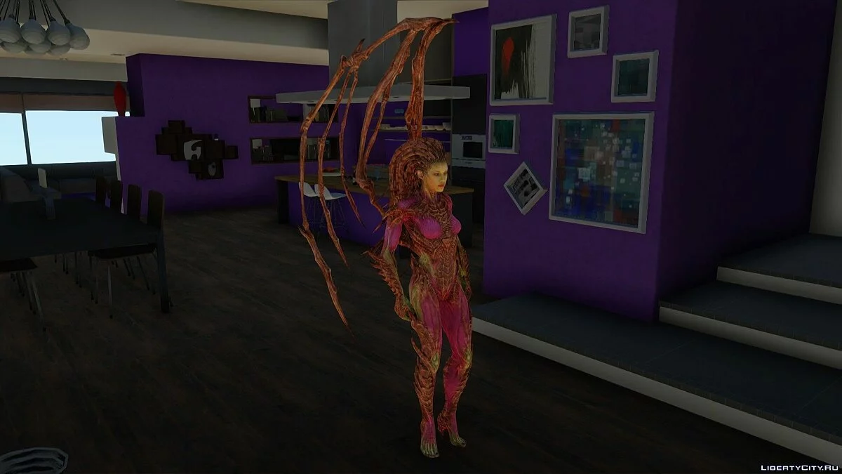 Sarah Kerrigan from StarCraft 2 / GTA San Andreas