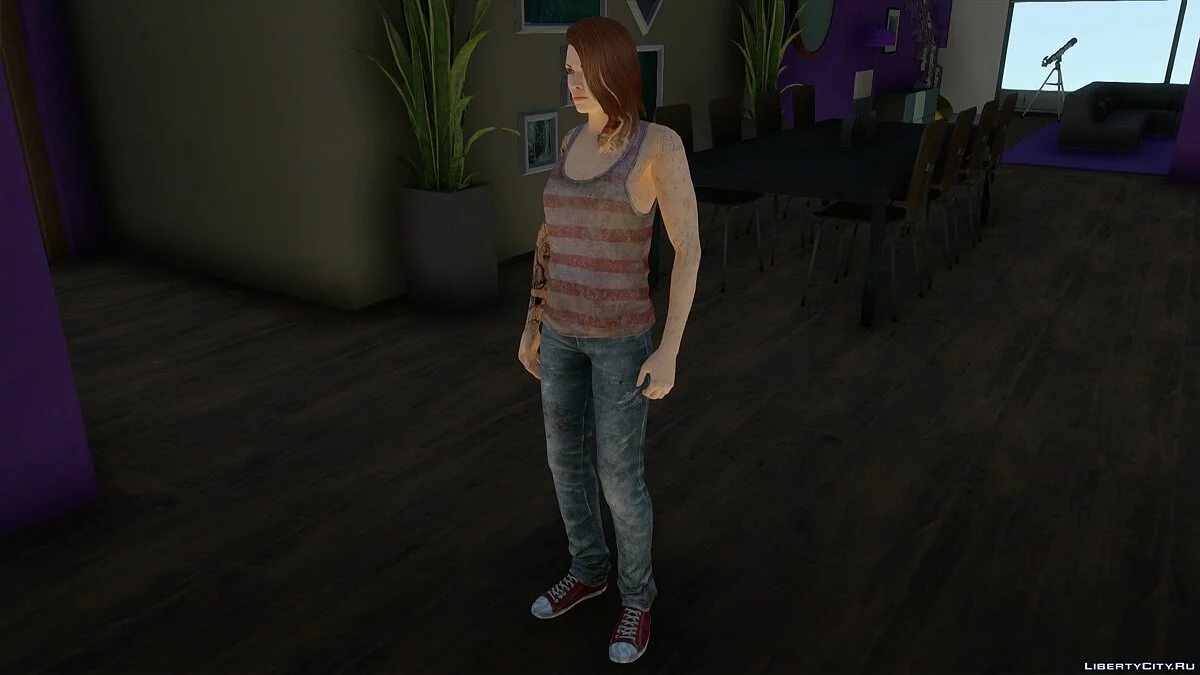 Shelly in The Last of Us: Left Behind Outfit / GTA San Andreas