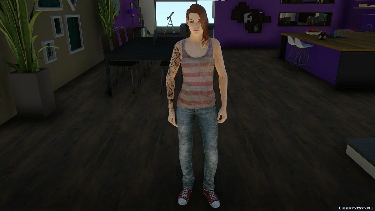Shelly in The Last of Us: Left Behind Outfit / GTA San Andreas