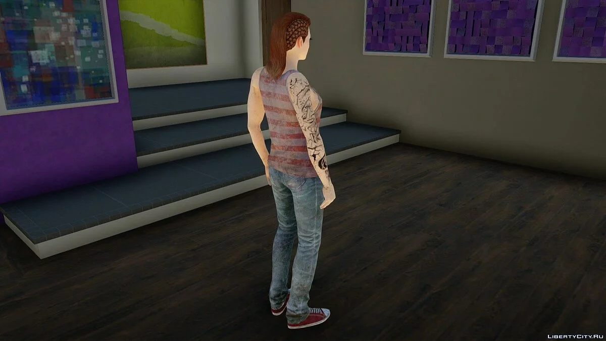 Shelly in The Last of Us: Left Behind Outfit / GTA San Andreas