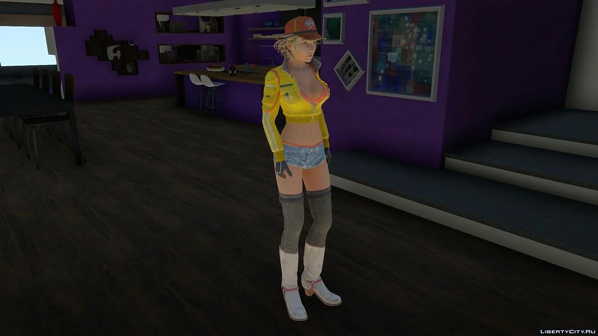 Cindy Aurum de Final Fantasy XV / GTA San Andreas