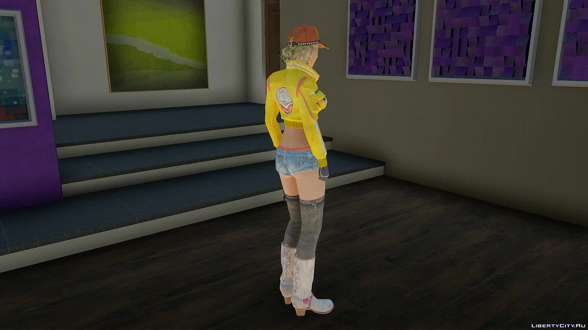 Cindy Aurum de Final Fantasy XV / GTA San Andreas