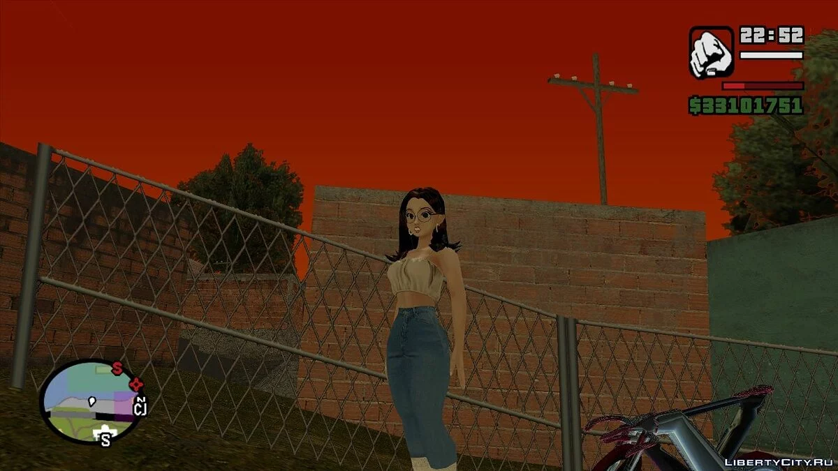 Turma da Mônica - Тіна Кежуал v1 / GTA San Andreas