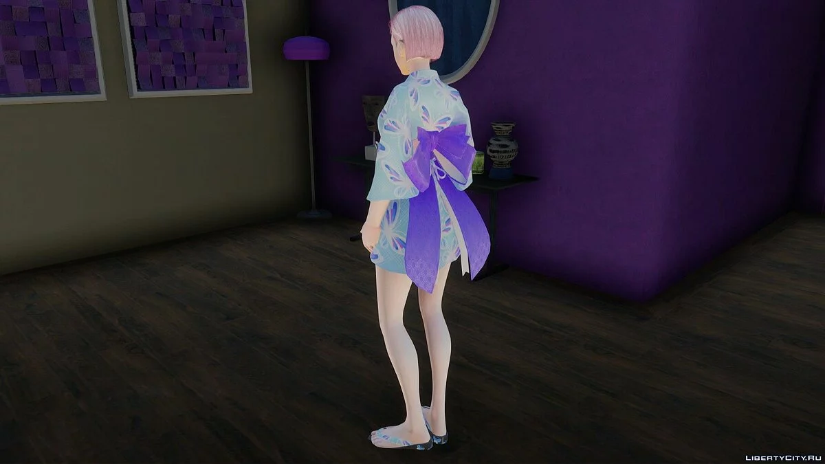 Zero Sakura Suit from Cyber Hunter / GTA San Andreas