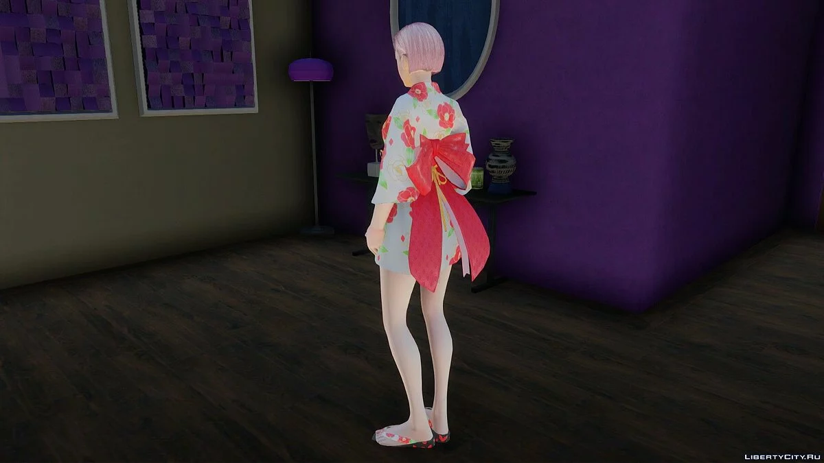 Zero Sakura Suit from Cyber Hunter / GTA San Andreas