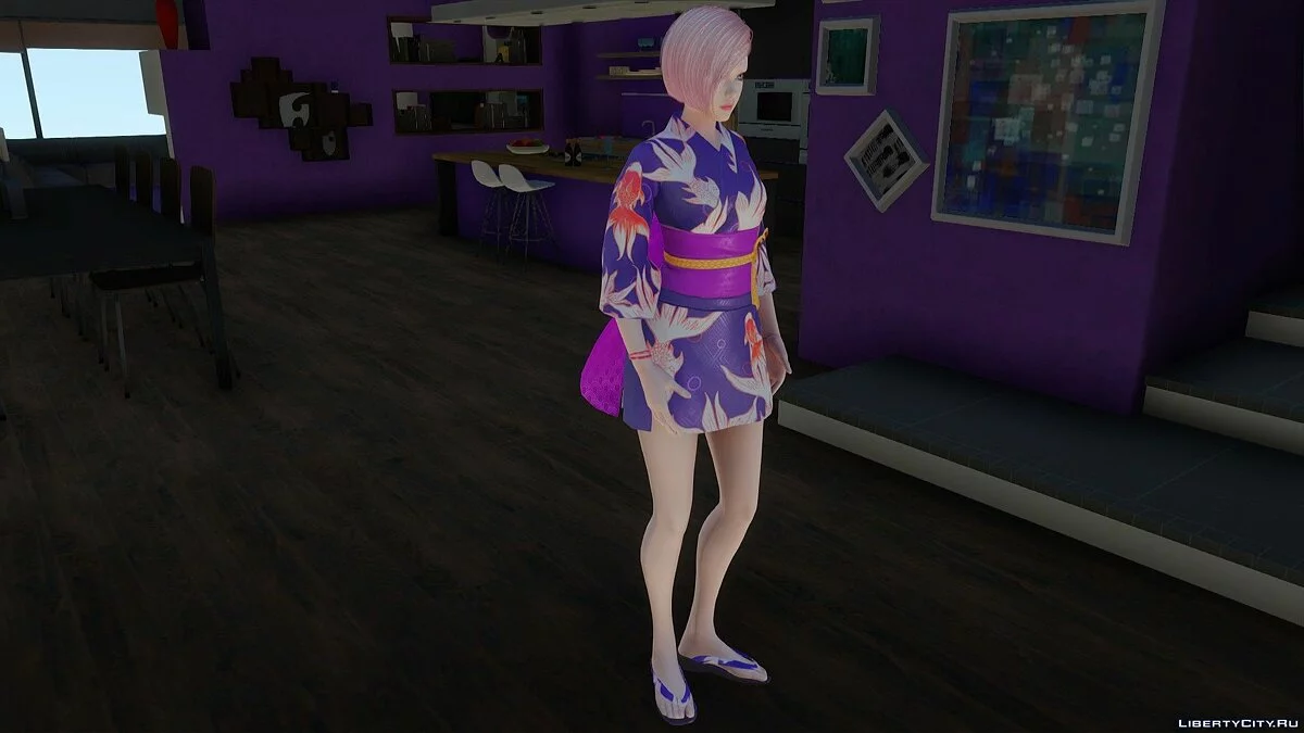 Zero Sakura Suit from Cyber Hunter / GTA San Andreas