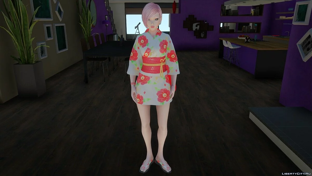 Zero Sakura Suit from Cyber Hunter / GTA San Andreas