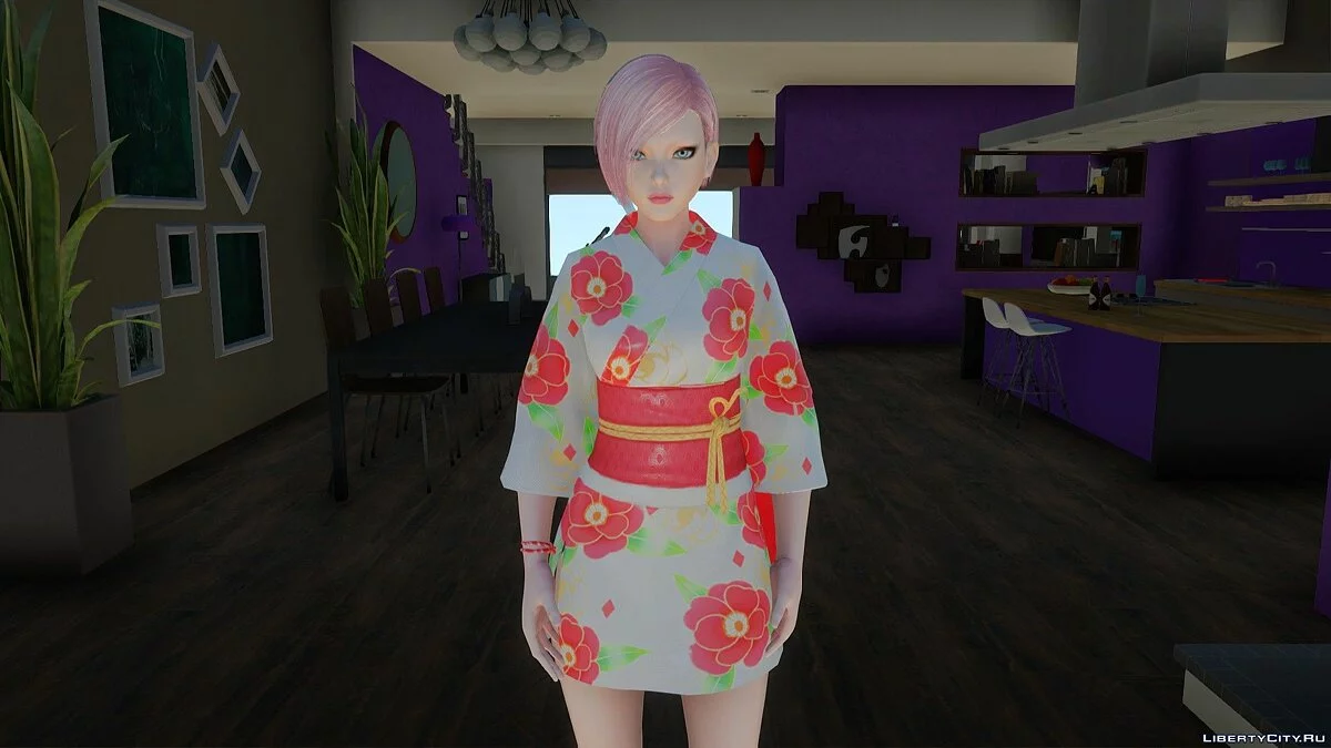 Zero Sakura Suit from Cyber Hunter / GTA San Andreas