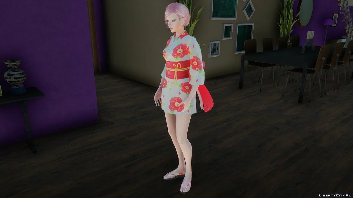 Zero Sakura Suit from Cyber Hunter / GTA San Andreas