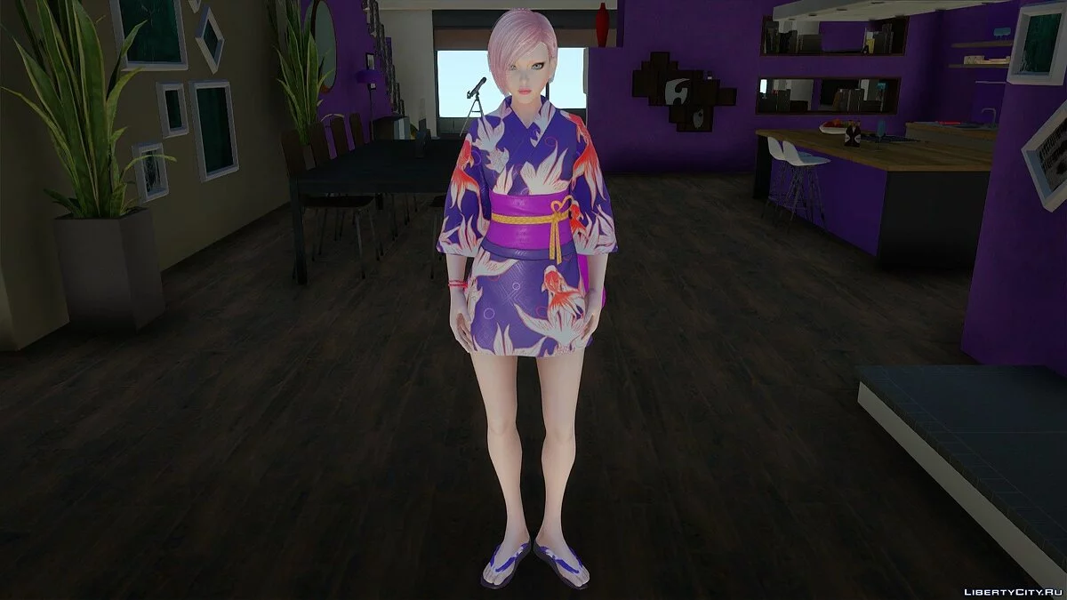 Zero Sakura Suit from Cyber Hunter / GTA San Andreas