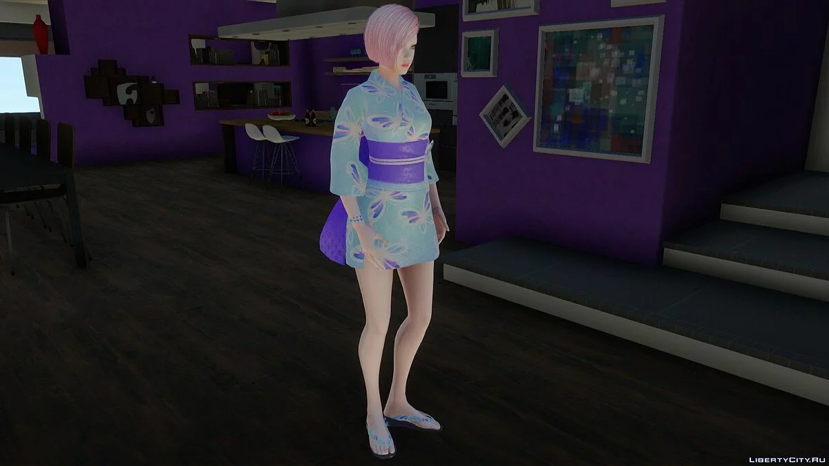 Zero Sakura Suit from Cyber Hunter / GTA San Andreas