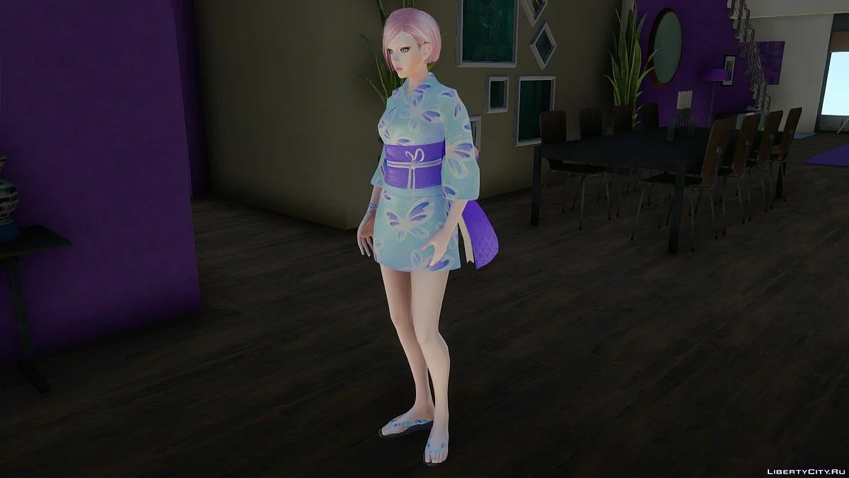 Zero Sakura Suit from Cyber Hunter / GTA San Andreas