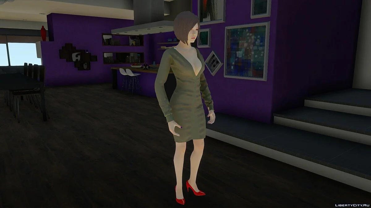 Ada Wong em roupas casuais v4 / GTA San Andreas