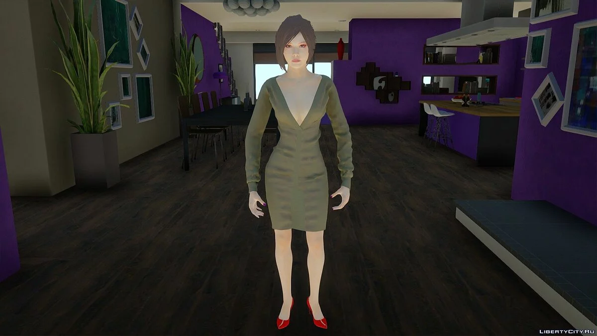 Ada Wong em roupas casuais v4 / GTA San Andreas