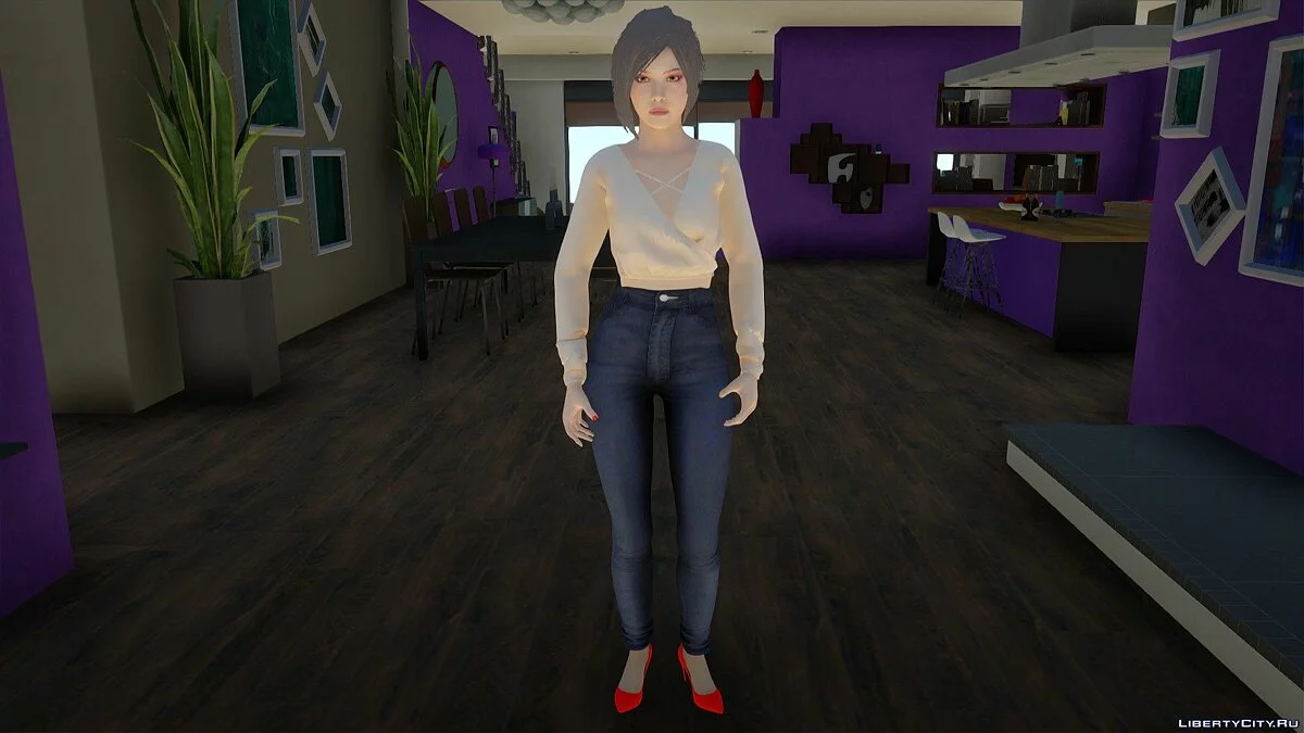 Ada Wong in Alltagskleidung v5 / GTA San Andreas