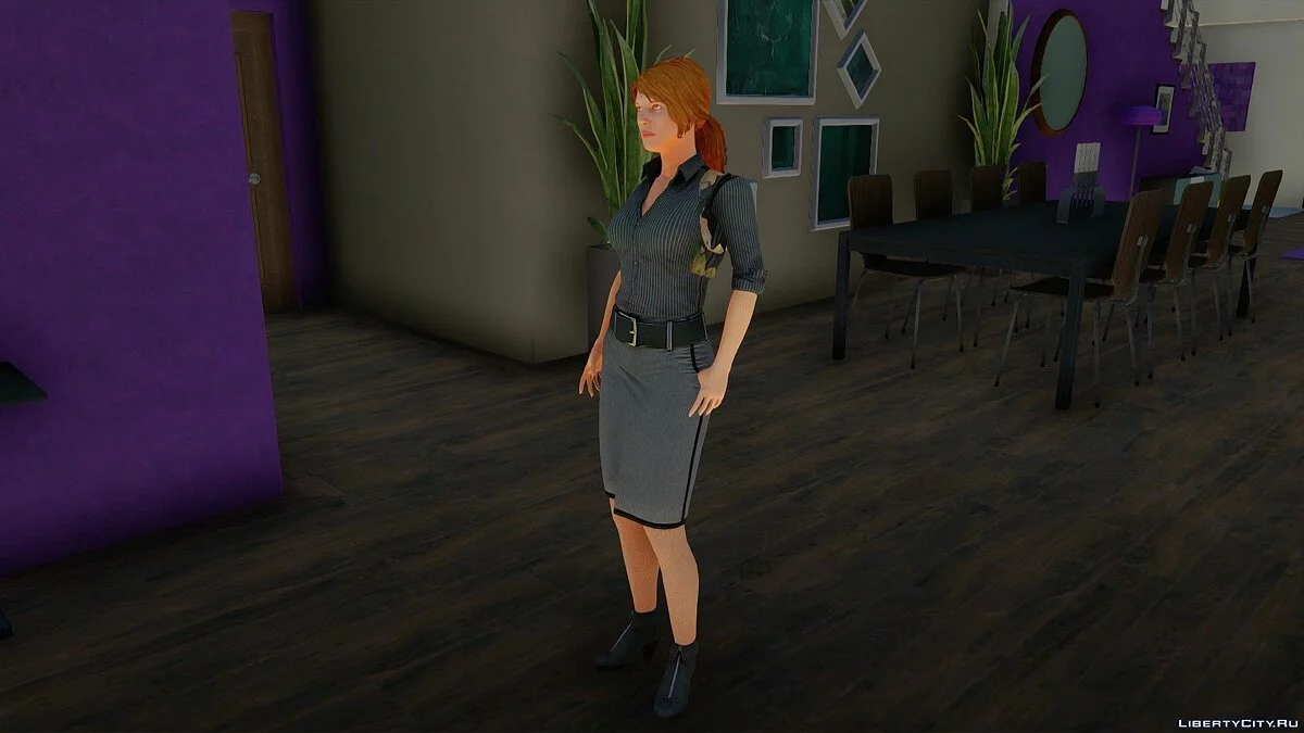 来自《汤姆·克兰西的 Splinter Cell Blacklist》的安娜·格里姆斯多蒂尔 / GTA San Andreas
