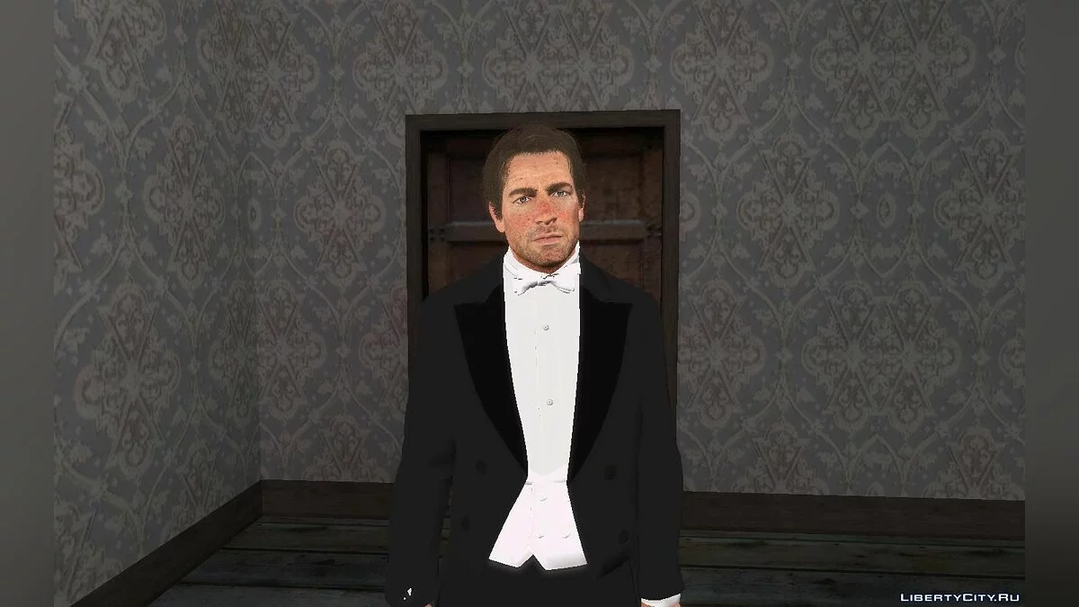 Arthur Morgan in a Tuxedo (from RDR2) / GTA San Andreas