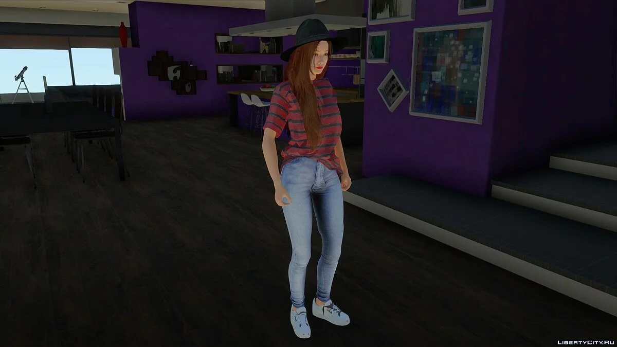 Asahi Fujioka em Roupas Casuais v2 / GTA San Andreas
