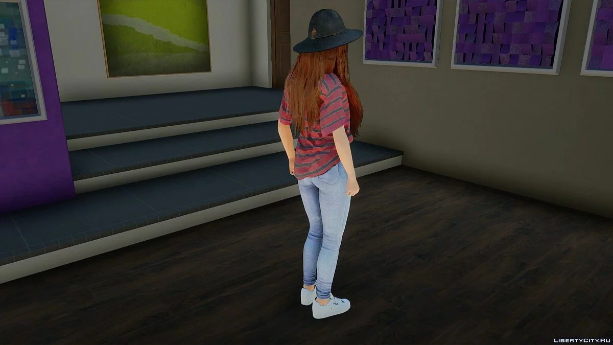 Asahi Fujioka em Roupas Casuais v2 / GTA San Andreas