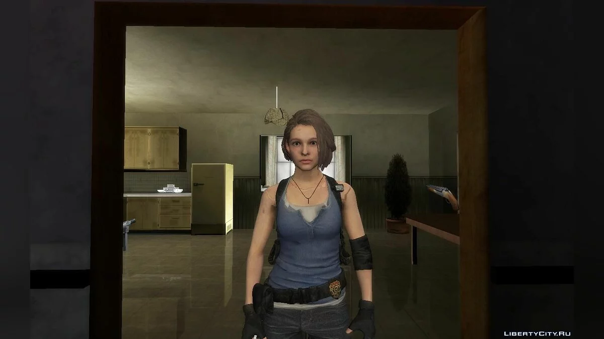 Jill Valentine from Resident Evil Remake / GTA San Andreas
