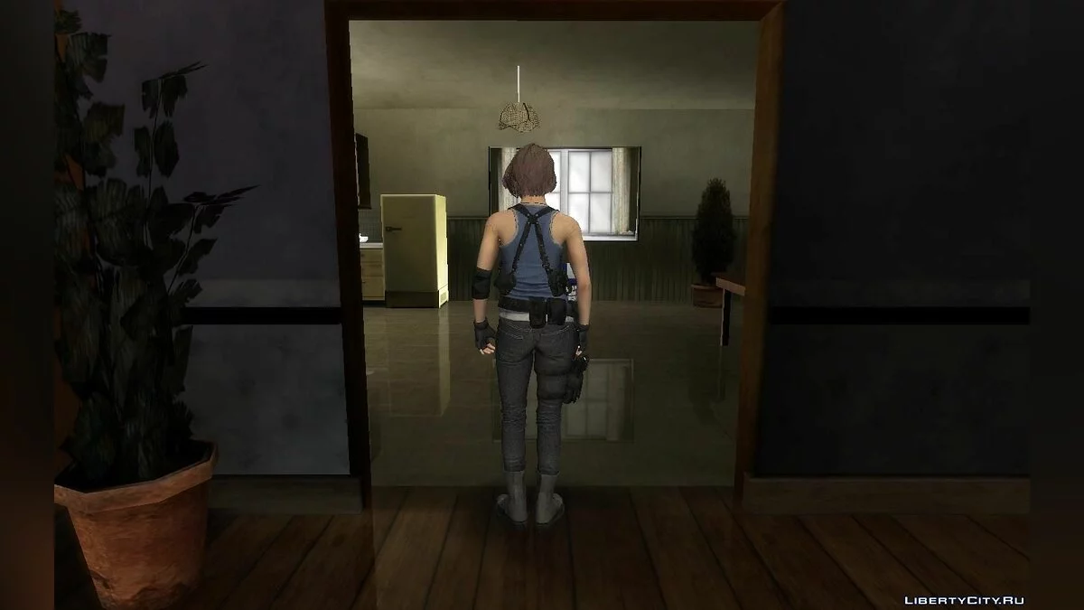 Jill Valentine from Resident Evil Remake / GTA San Andreas