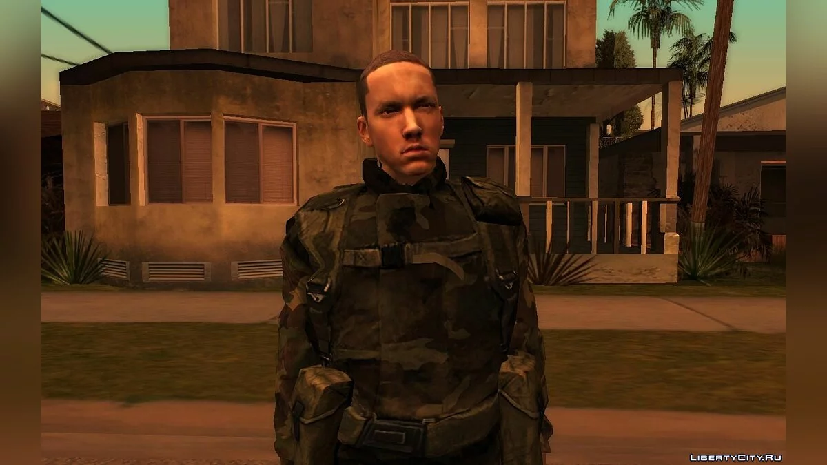 Емінем у військовій формі / GTA San Andreas