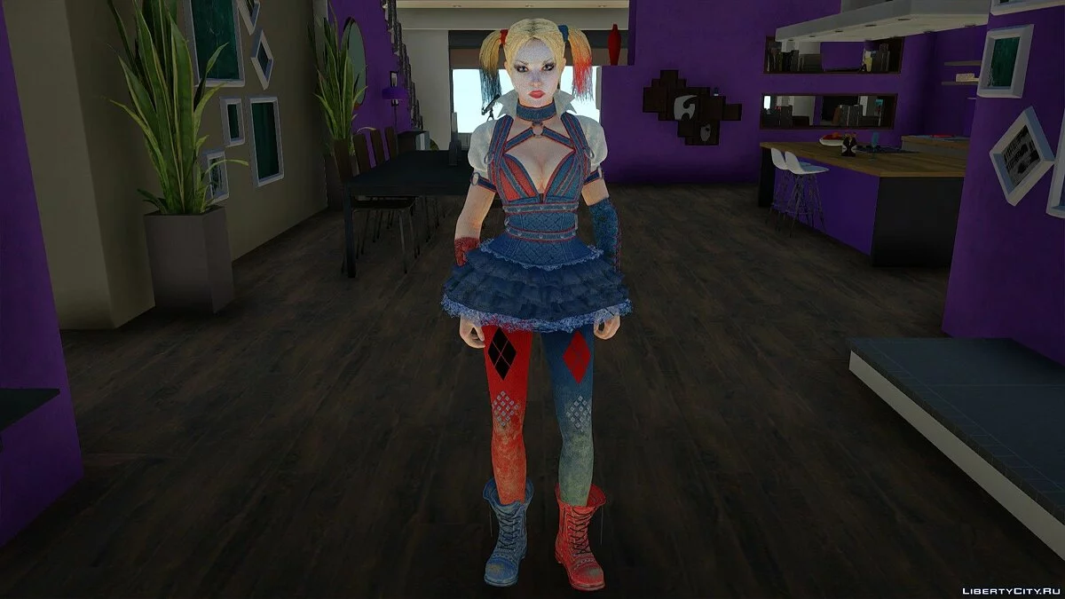 Harley Quinn de Batman Arkham Knight / GTA San Andreas