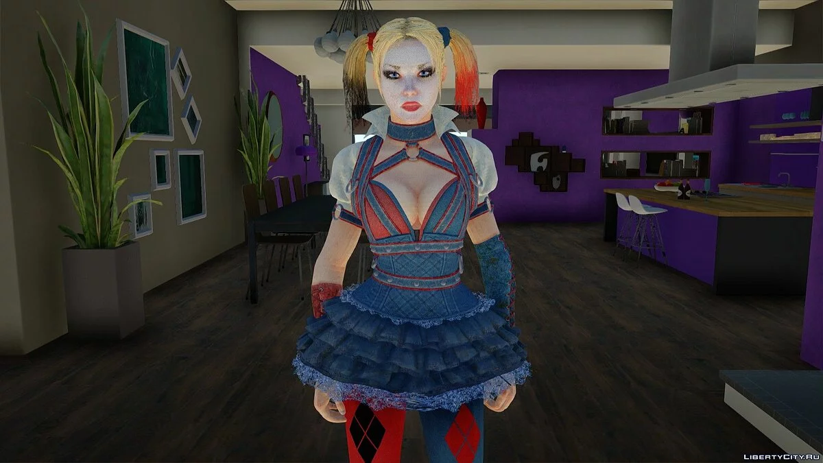 Harley Quinn de Batman Arkham Knight / GTA San Andreas