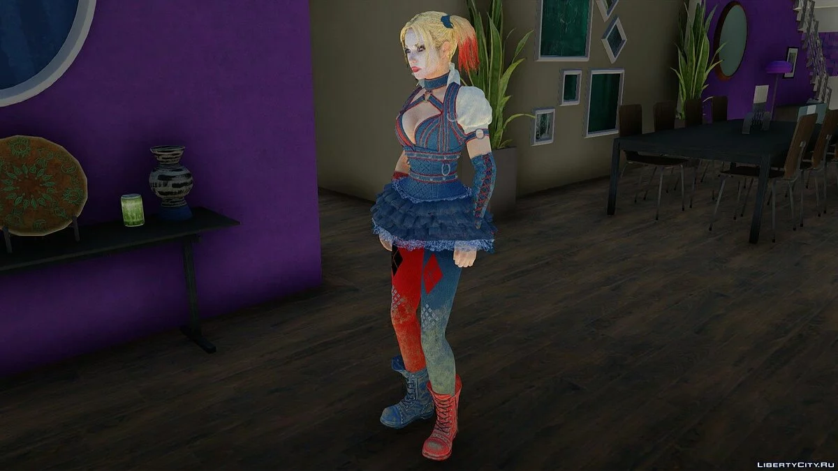 Harley Quinn de Batman Arkham Knight / GTA San Andreas