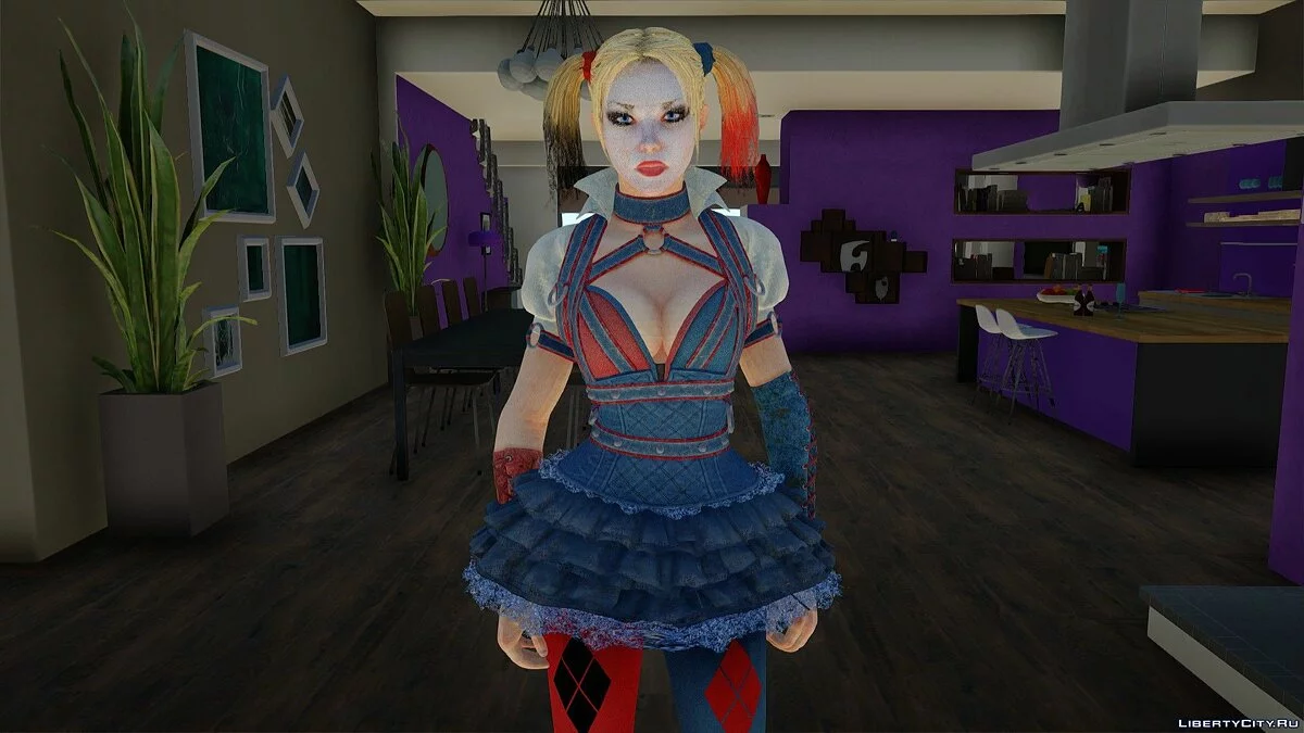 Harley Quinn de Batman Arkham Knight / GTA San Andreas