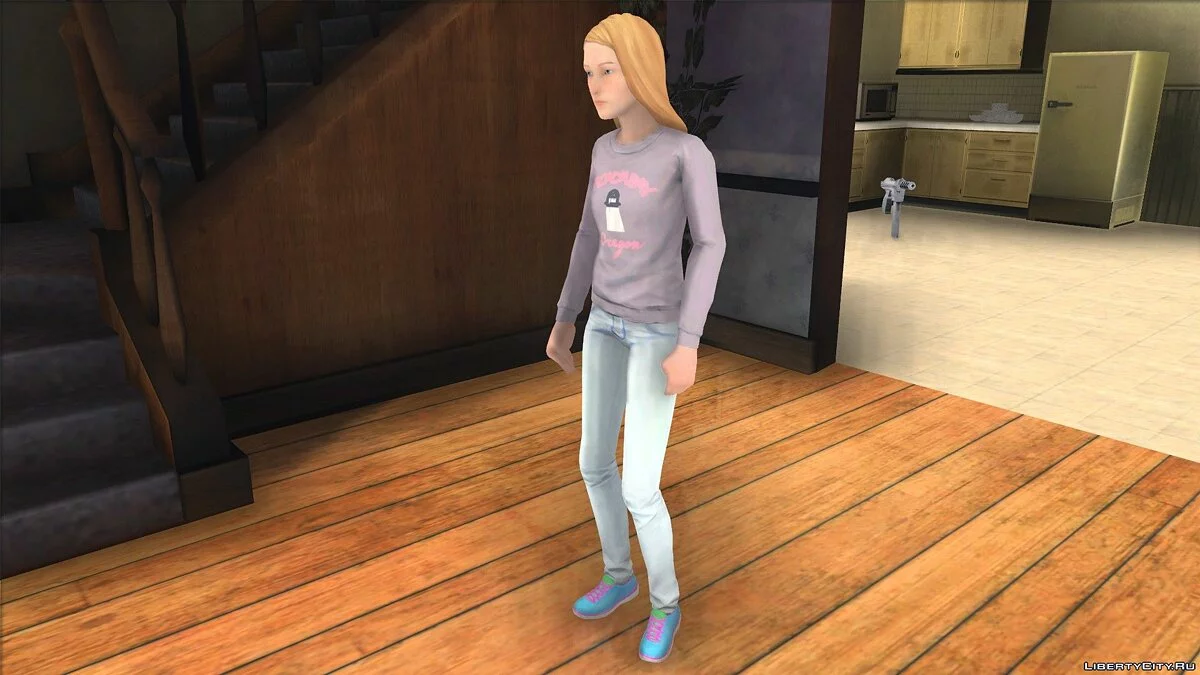 Chloe Price at 13 from Life Is Strange: Episode 3 / GTA San Andreas