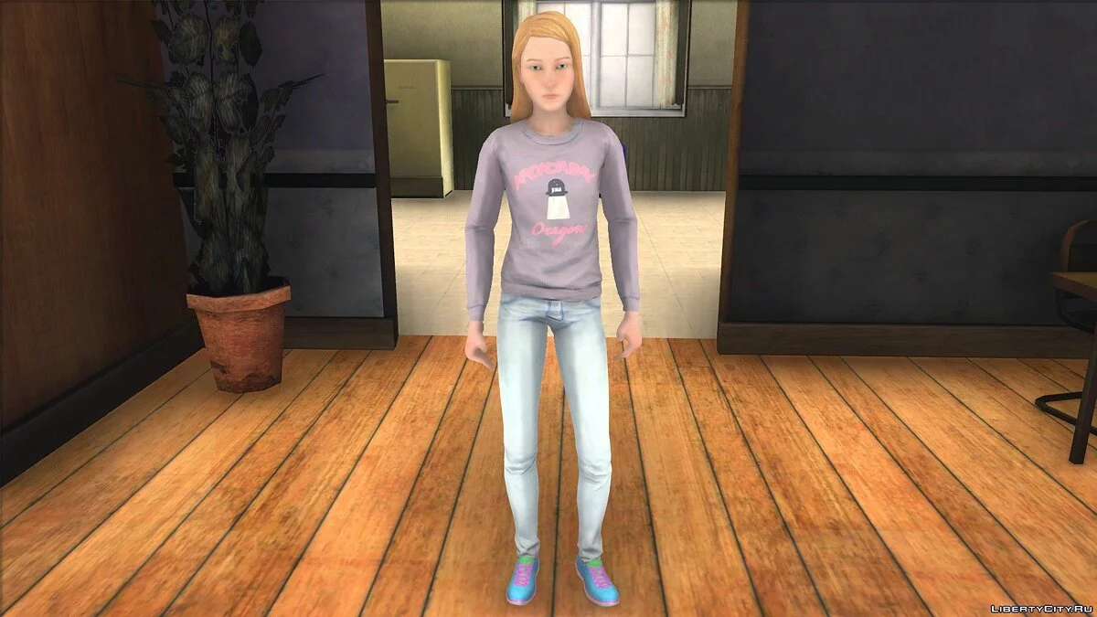 Chloe Price at 13 from Life Is Strange: Episode 3 / GTA San Andreas
