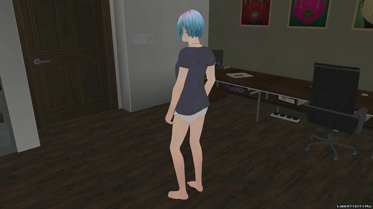 Chloé Price en pyjama de Life Is Strange : Épisode 3 / GTA San Andreas