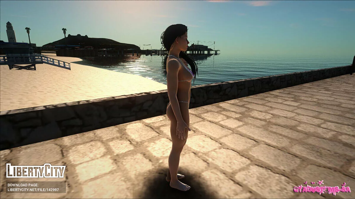 Cassie en micro bikini / GTA San Andreas