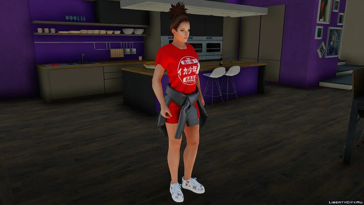 Lisa Hamilton in Casual Wear v8 / GTA San Andreas